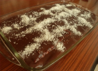 Elmalı Pudingli Bisküvi Tatlısı